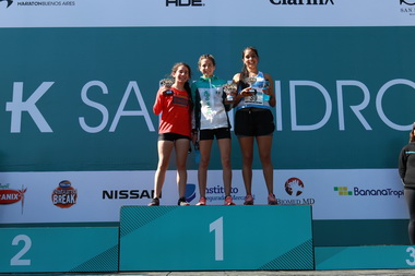 10km San Isidro Podio femenino